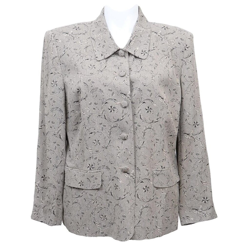 Talbots Woman PLUS Size 16W Long Sleeve‎ Single Breast Blazer Jacket NWT Preppy